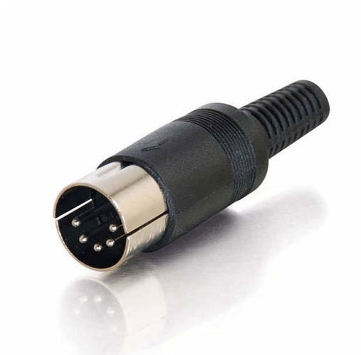 5 PIN MIDI CONNECTOR MALE 180 ?C