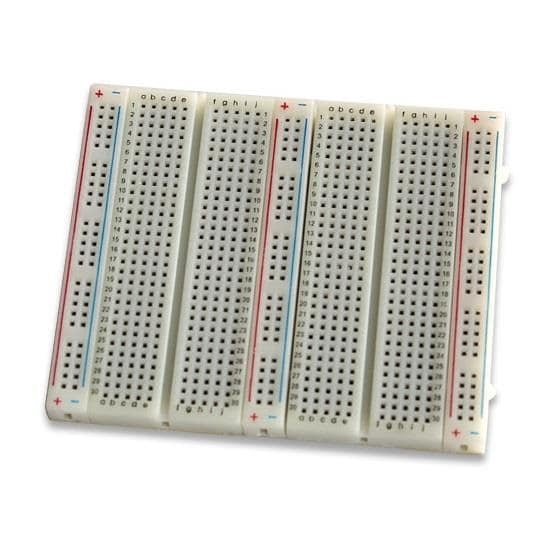 Breadboard, size: 3.2 x 2.08 x 0.33"