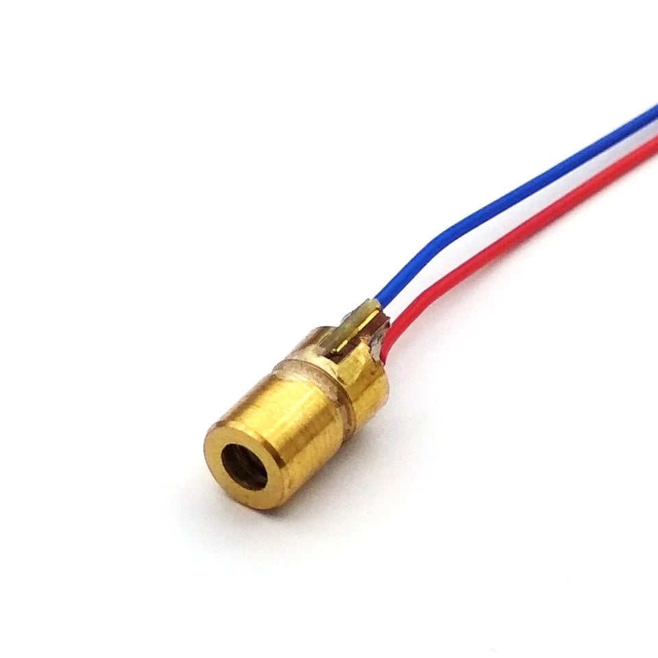 Laser Diode 650nm 3V, 5mw with Copper Head - Red