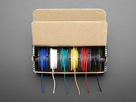 Hook-up Wire 22AWG Solid Core 6x25 ft