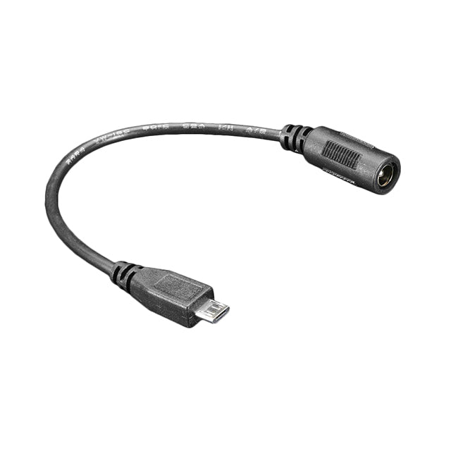 Micro USB Plug to 5.5/2.1mm DC Power Jack Adapter/Cable, 0.19m