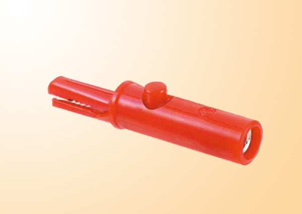 Alligator Clip, Crocodile Clip, 3A, 60VDC, Red, Length 53mm