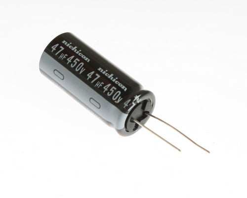 47uF, 450v Capacitor, Brand: Nichicon