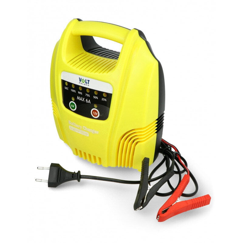 Charger for Rechargeable Batteries, 6/12v, 6A