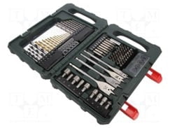 Drill Set, 86pcs, for Concrete and Wood and Metal and Steel