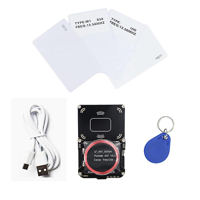 2 in 1, 125kHZ and 13.56MHz, RFID Copier, NFC Key USB Card Reader and Writer, with 10 Cards