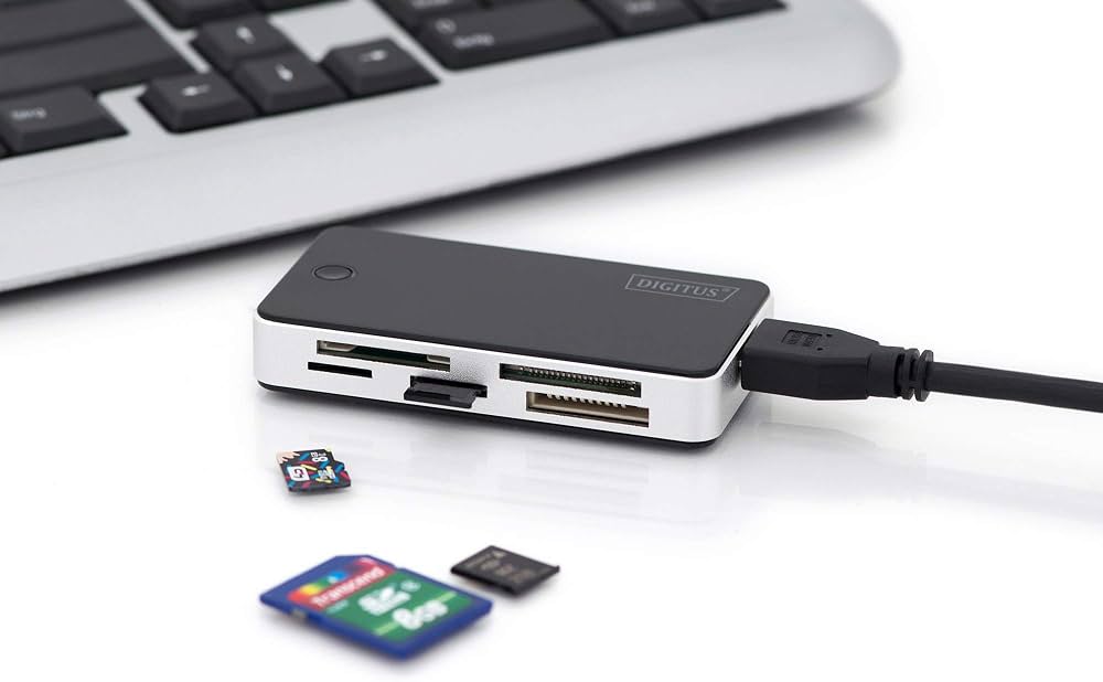 Memory Card Reader, USB B Micro Socket, USB 3.0