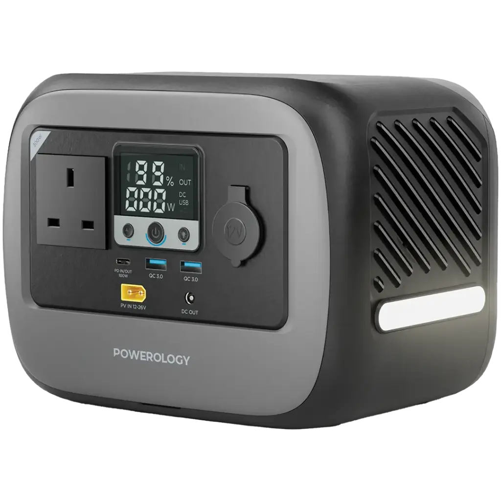 Powerology Pater I Portable 236.25Wh, Power Generator 300W - Grey