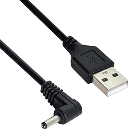 USB Power Cable, USB A Plug, DC 535/1.35 Plug, 1.8m