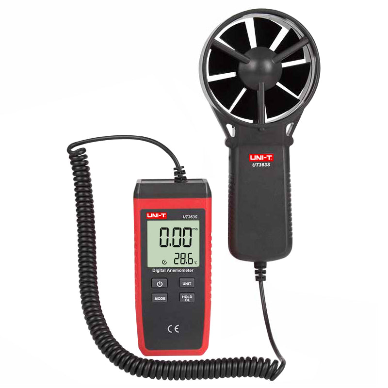 Thermo / anemometer, measuring Temperature -10 to 50°C and Wind Speed 0 to 30m/s