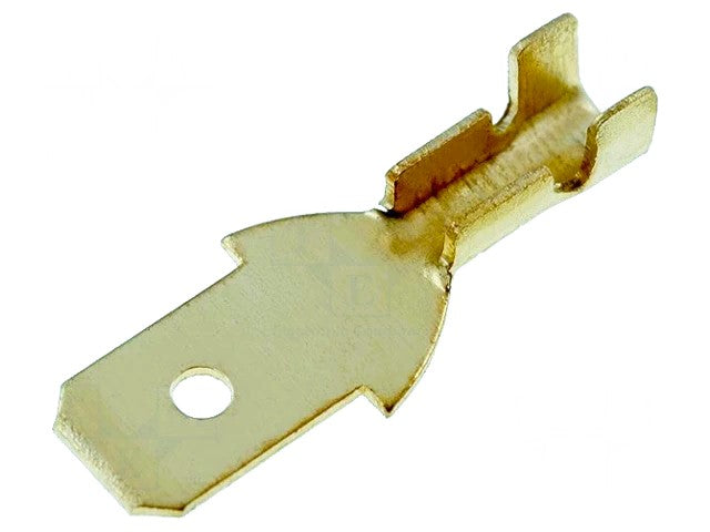 Terminal Connector, Flat, Male, 4.7mm; 0.3 to 1mm2