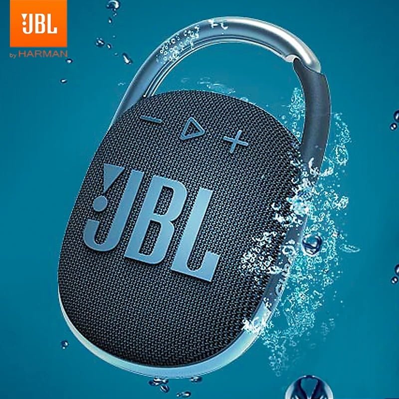 Clip 4, Portable Waterproof Speaker, Blue, JBL