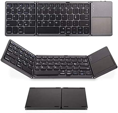 Portable Mini Folding Wireless Bluetooth Keyboard for IOS Android and ipad Tablet