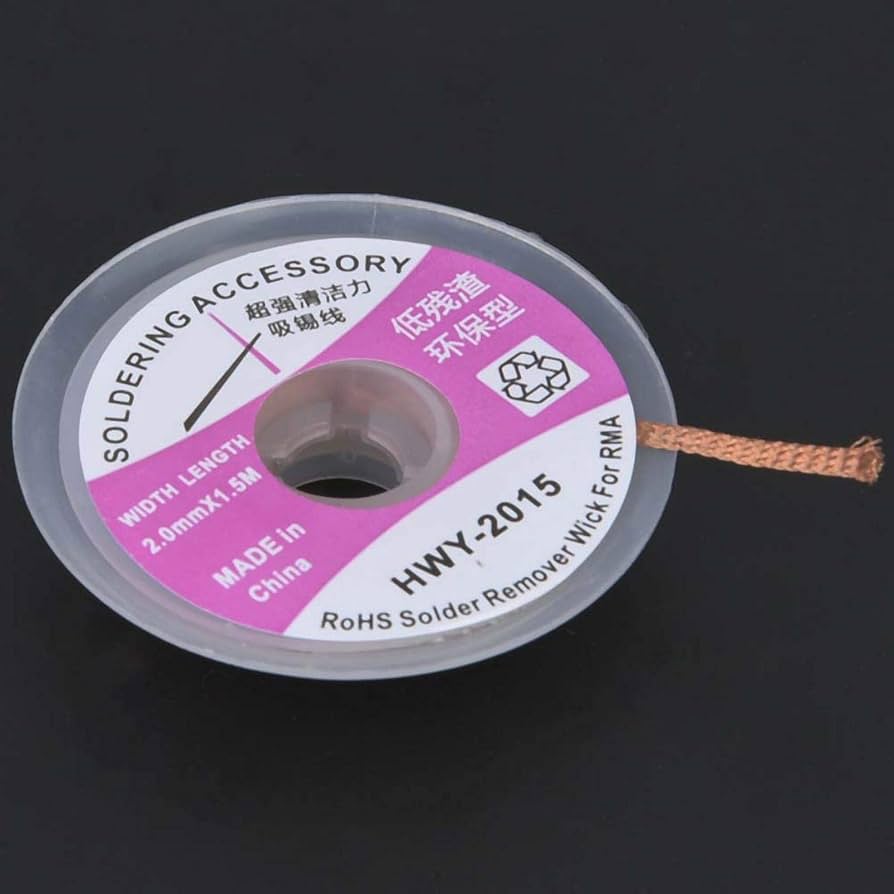 Desoldering Wick Tape, Width: 2mm, Length: 1.5m