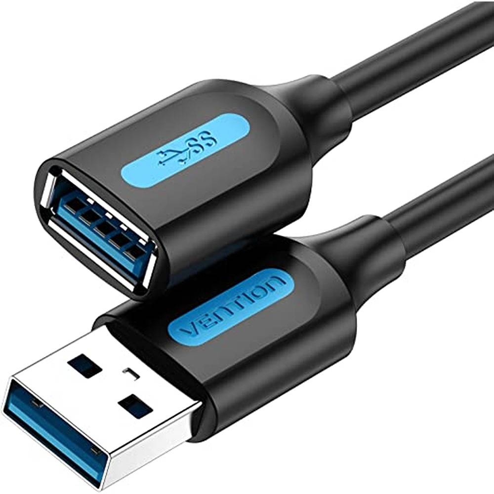 Cable USB 3.0, USB A plug, USB A socket, 3 meter, VENTION