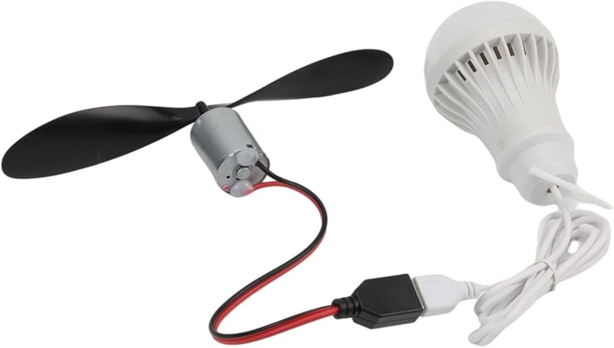 Mini Wind Turbine Motor Led, 20V, 5W, USB, 1 meter