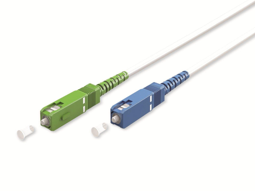 Fiber Patch Cable, SC/APC, SC/UPC, 10 meters, LSZH Cable