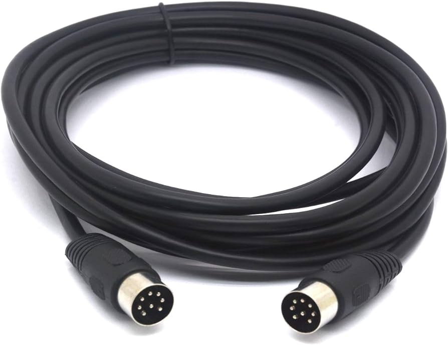 Speaker Midi 8pin Audio Extension Cable, Male to Male, 5 meters