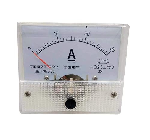 DC Analog Ammeter, 0 to 30A