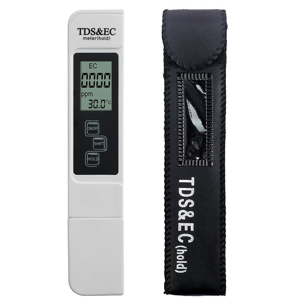 Portable Digital TDS and EC Meter Thermometer and Water Quality