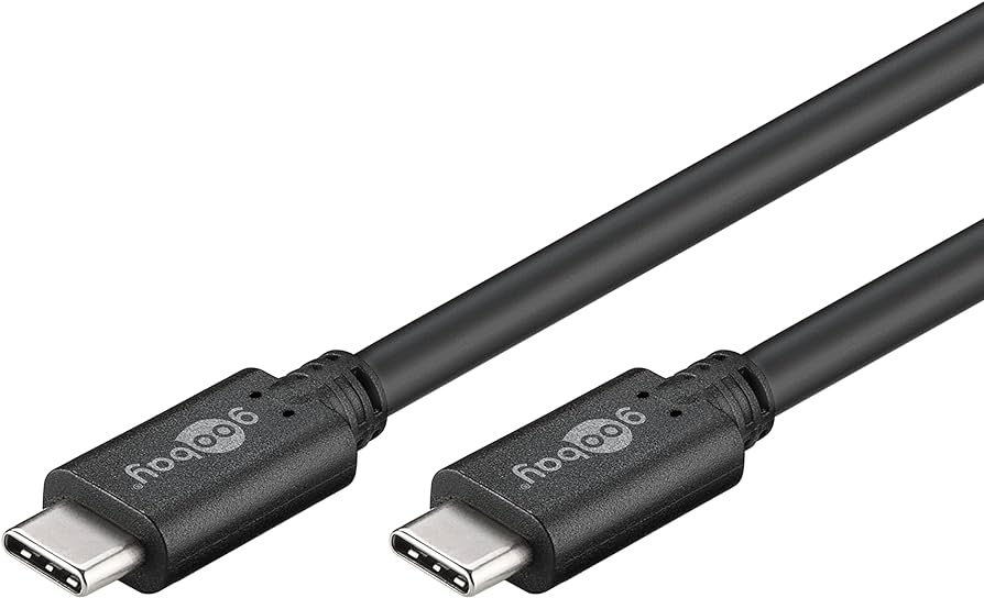 USB Cable, USB 3.2, USB C Plug both sides, 3 meters, 5Gbps, 60W: