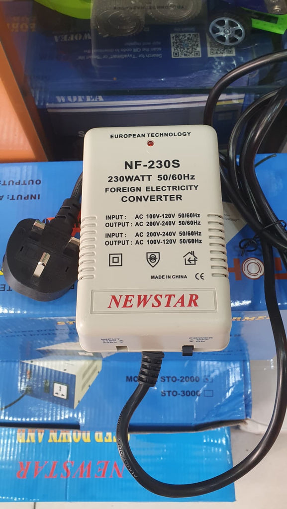 Transformer, Voltage Converter, 220V AC to 120V AC, 230W