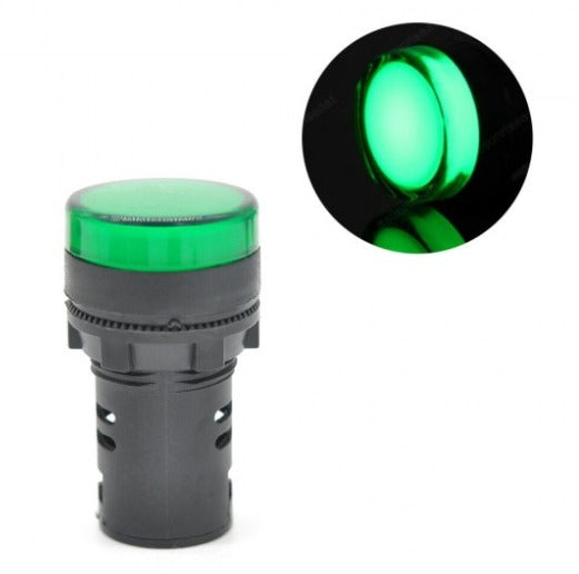 LED Indicator Lamp(green) 220V AC- 16mm