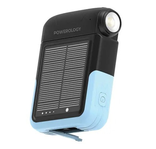 Powerology Sante Solar POWER BANK 10000mAh - Black
