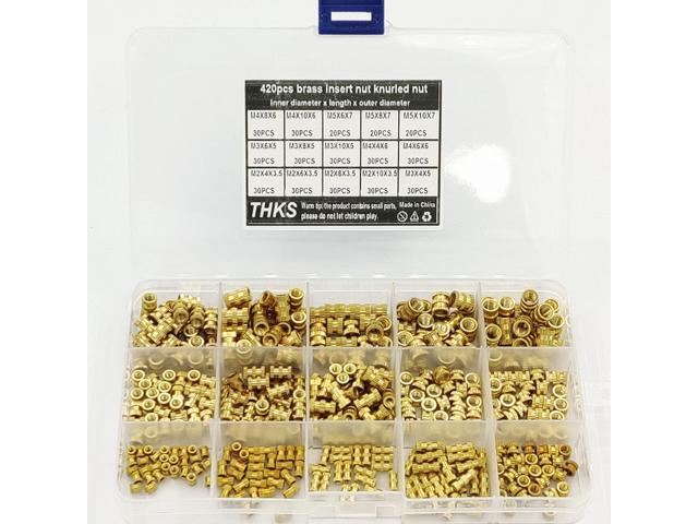 Brass Insert Nut Metric Female Thread Assortment(Per one Pes)
