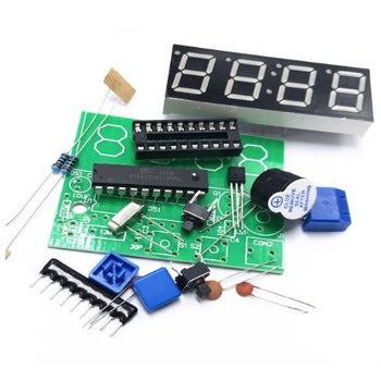 Digital 4 Bits Electronic Clock Kit