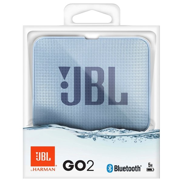 JBL GO2 Waterproof Ultra Portable Bluetooth Speaker Cyan