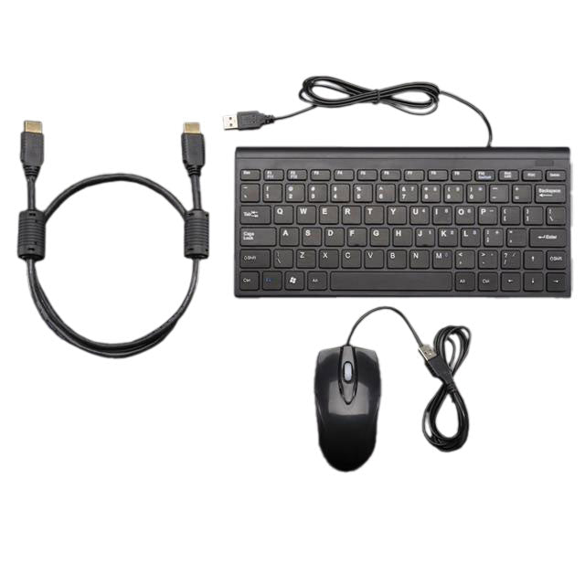 Keyboard, Mouse, HDMI Cable, Computer Add-On Pack for Raspberry Pi