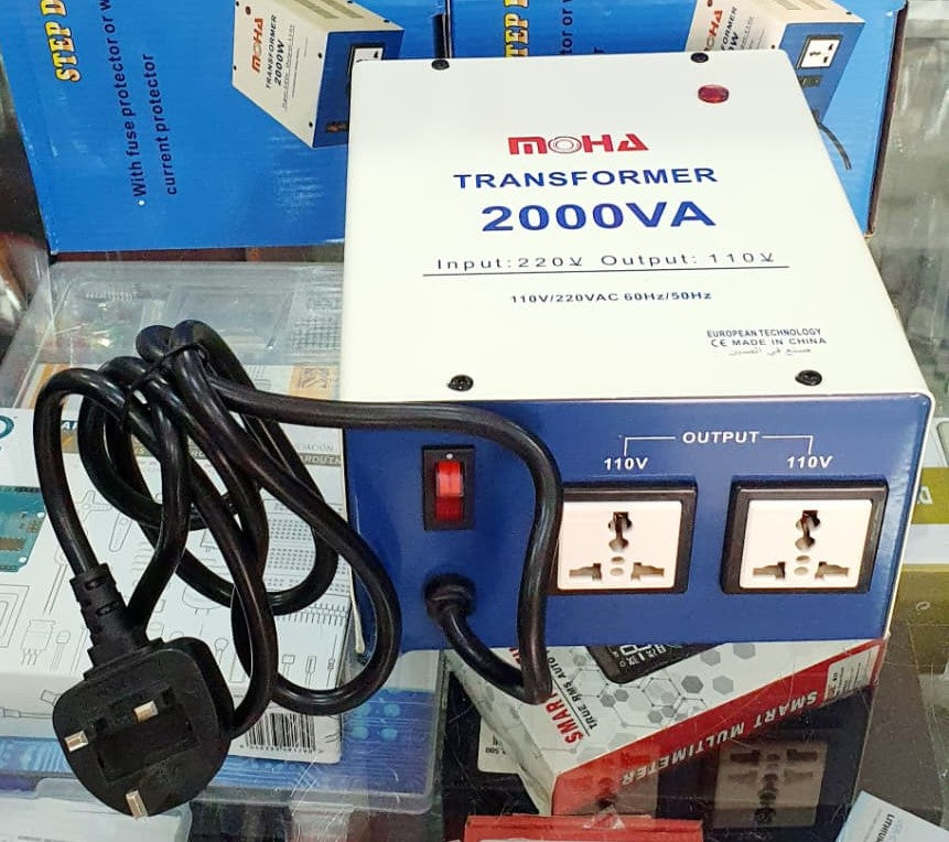 Autotransformer Voltage Converter 230V AC/120V AC 2000W