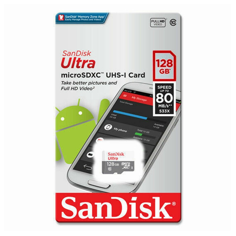 Memory Card Micro SD, 128GB, ULTRA