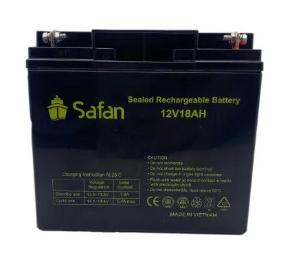 Rechargeable Lead Acid Battery, SMF Battery, 12V, 18Ah