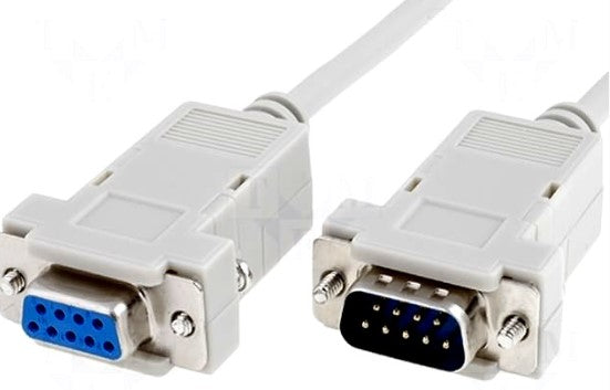 RS232 Cable, D-Sub 9pin Socket, D-Sub 9pin Plug, 1.8m