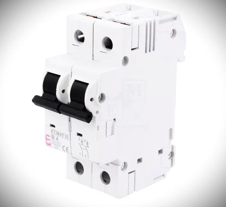Circuit breaker 230/400VAC, 16A, Poles 2, 10kA