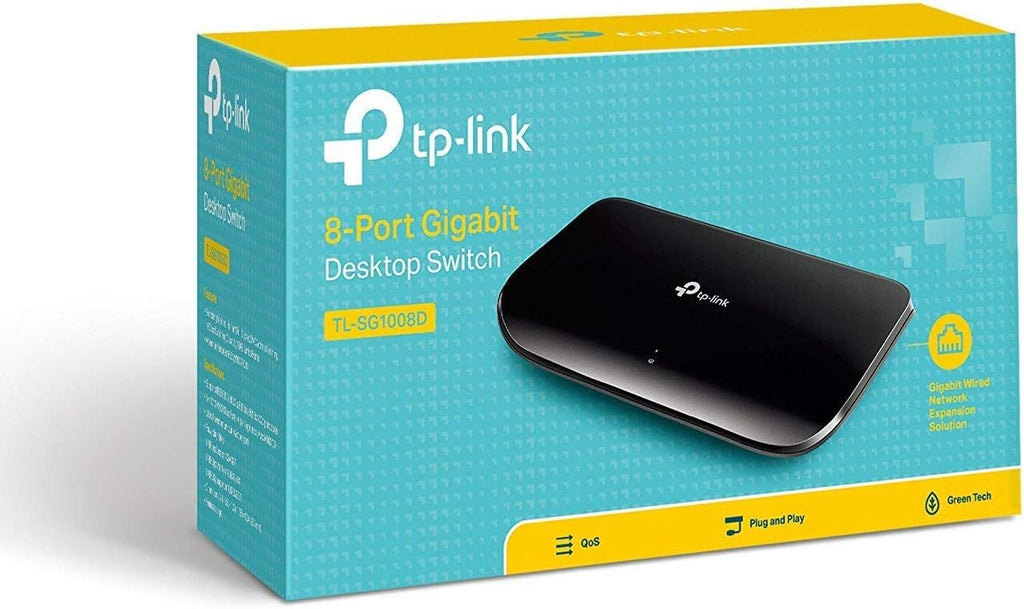 Desktop Switch(8-Port Gigabit), Tp-Link(TL-SG1008D)