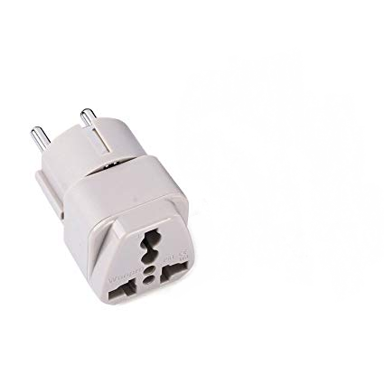 Travel Plug Adapter, 250vAC, 10A