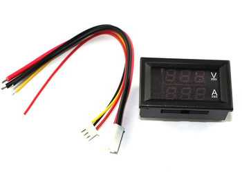 Digital Voltmeter Ammeter, DC 0V to 100V, 10A