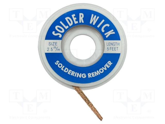 Disordering Wick Tape, Width: 2.5mm, Length: 1.5m