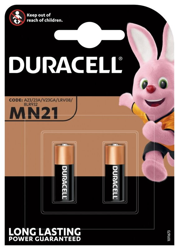 Battery, 12V, 23A, Size = 8LR932 or A23, DURACELL ( price per piece )