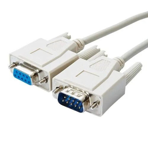 DB9 Male to Female Serial Cable, 2 meter