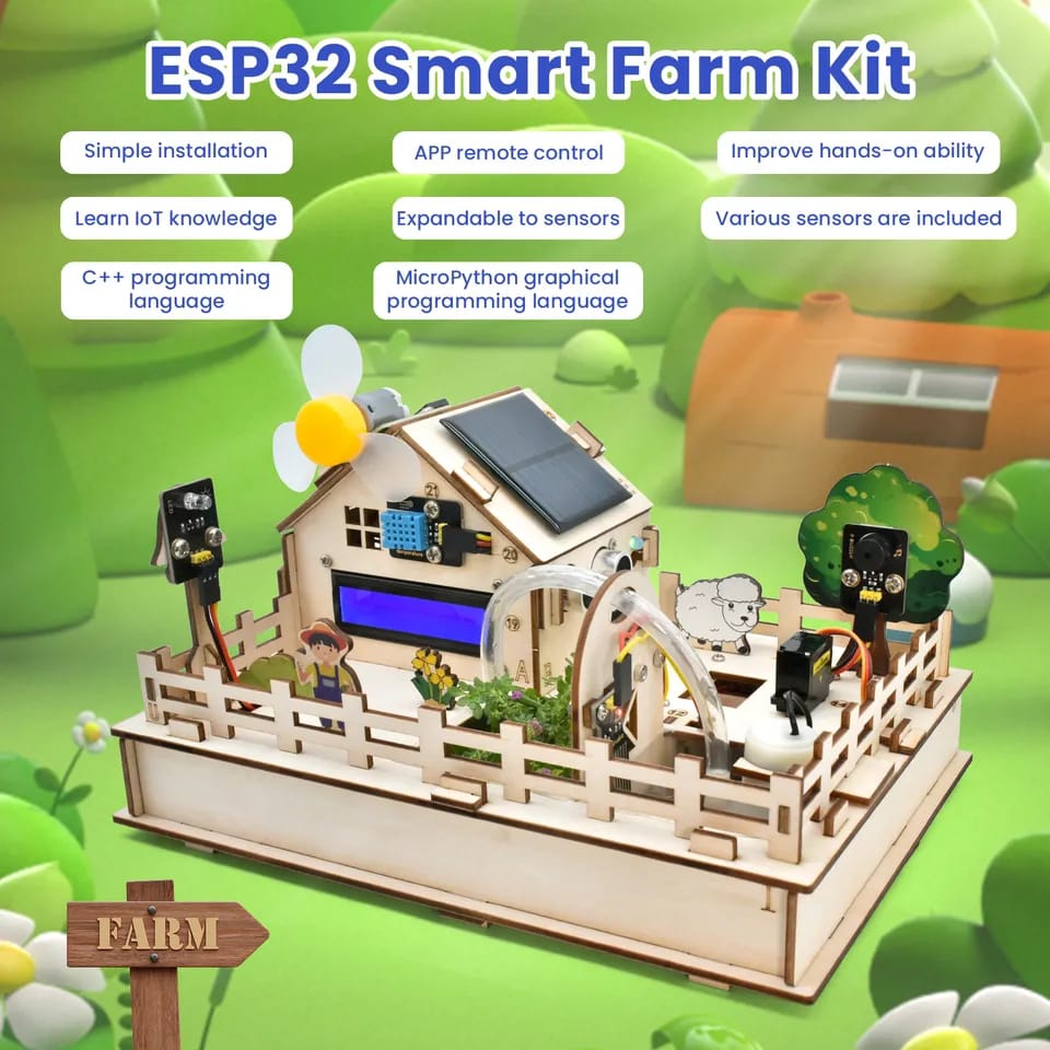 Smart Farm Kit IOT Kit With ESP32 Board