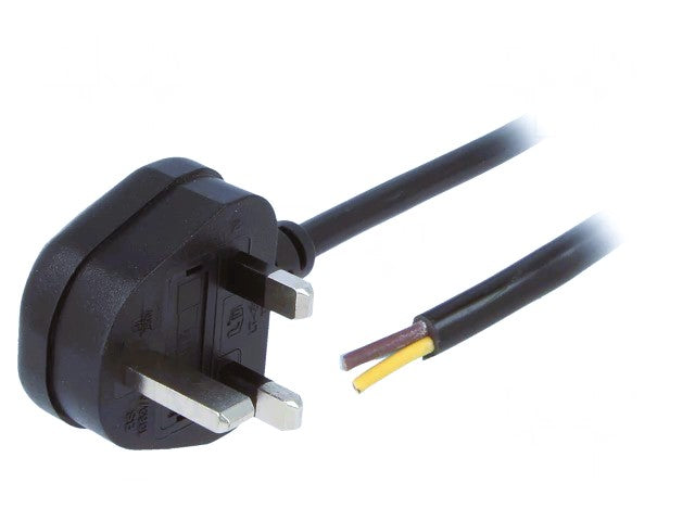 Power Supply Cable, Power Cable, Wire without Plug, 13A, 230V, 3 meter