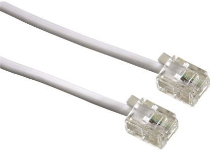 Telephone Wire, RJ11 plug, 2 meters