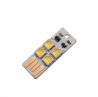 USB LED Module Touch Controlled 0.5W 5V (Size: 33mm x 12mm x 3.3mm)