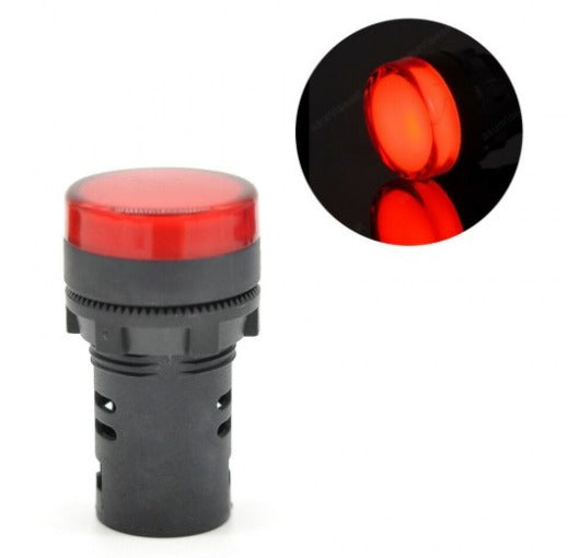 LED Indicator Lamp(red) 220V AC- 16mm