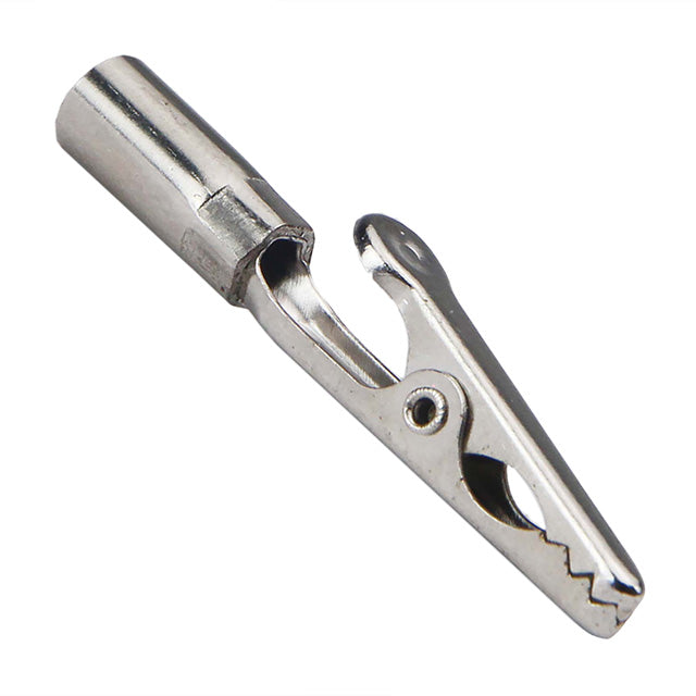 Test Clips Miniature Alligator with Threaded Barrel, 5A