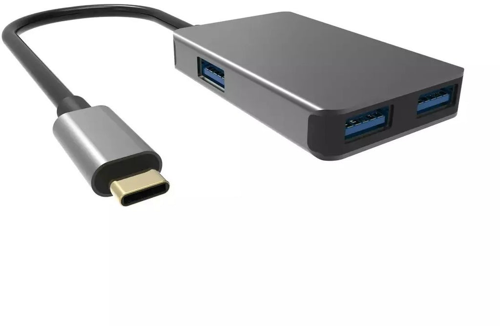 USB Hub USB 3.0, 4x USB A Socket, USB C Plug, OTG, 5Gbps